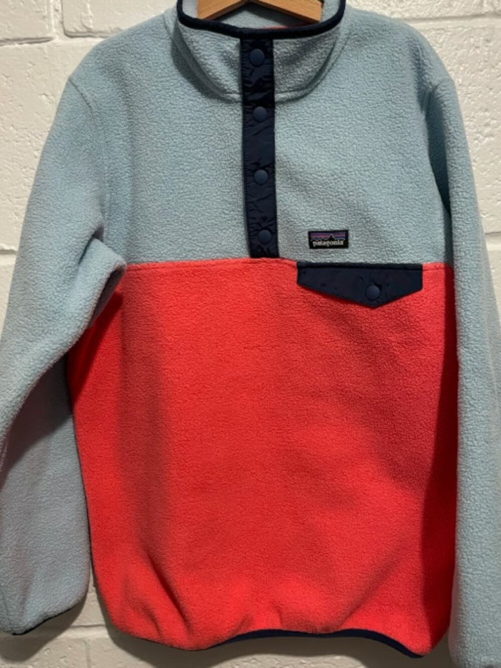 Patagonia Kids size 12 Synchilla Snap T Fleece pullover